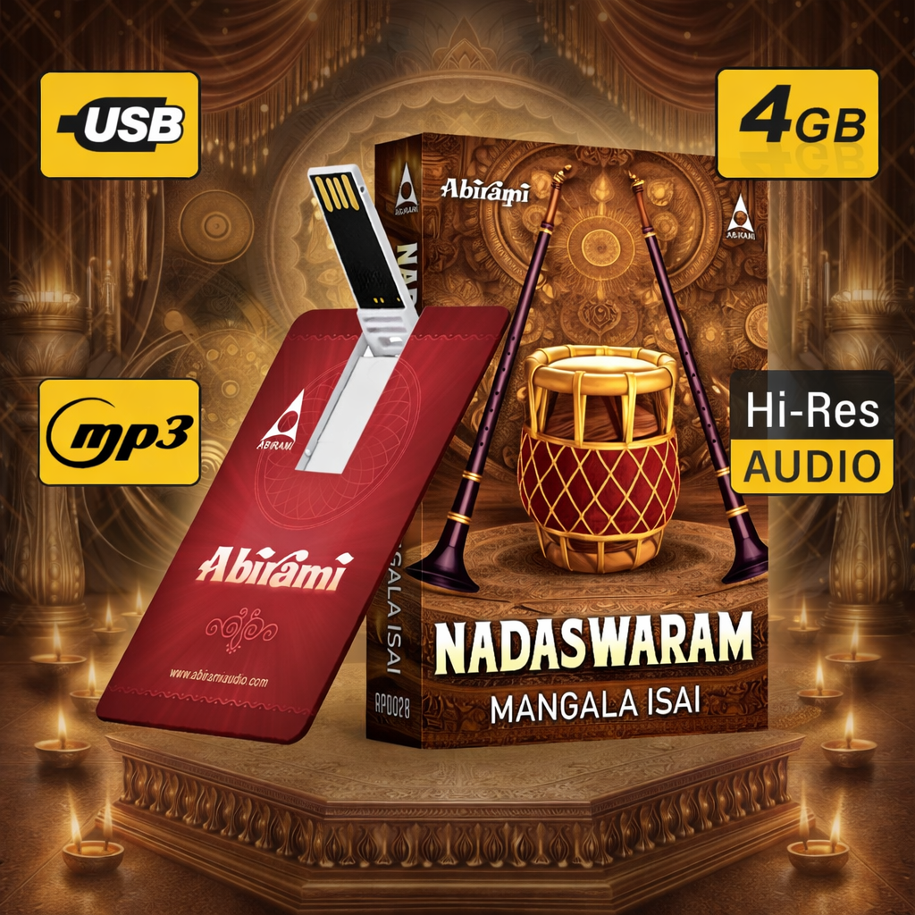 Nadaswaram – Traditional South Indian Classical Instrumental Music Collection - USB Pendrive (4GB)
