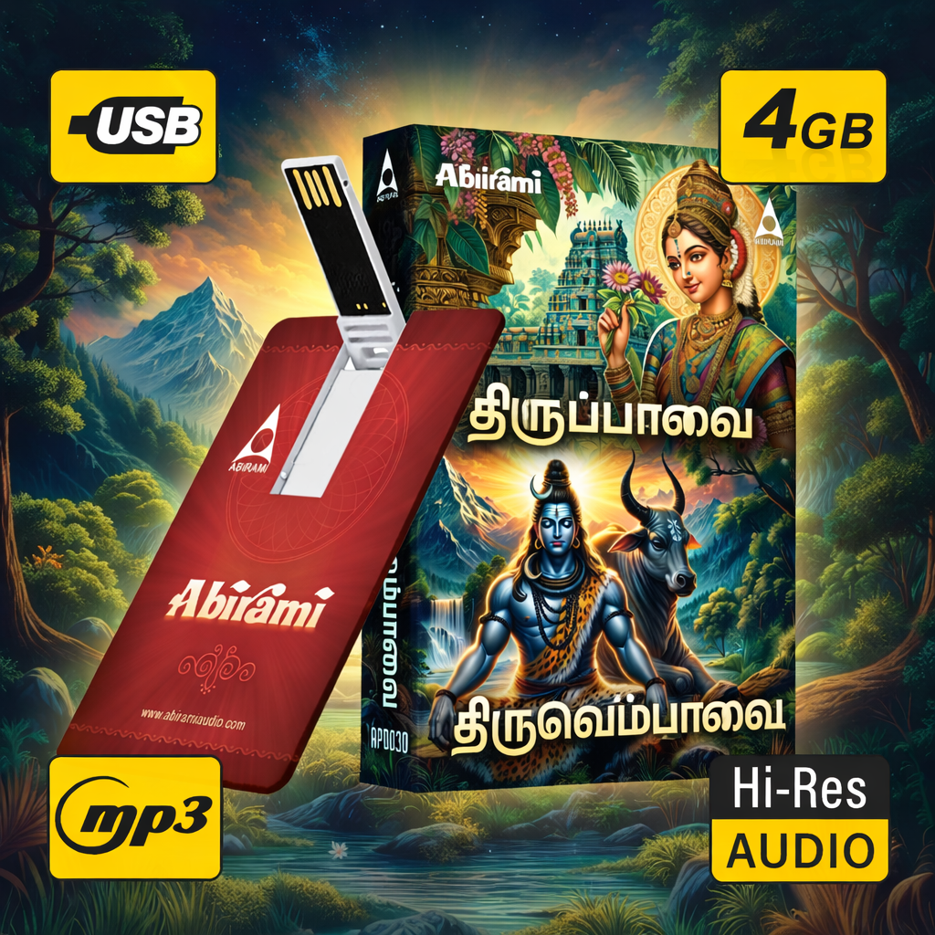 Thiruppavai & Thiruvembavai - Devotional Songs USB Pendrive (4GB)